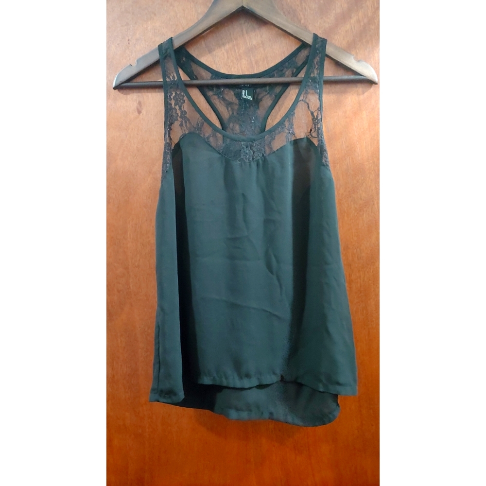 Lacy See Through Tank Top